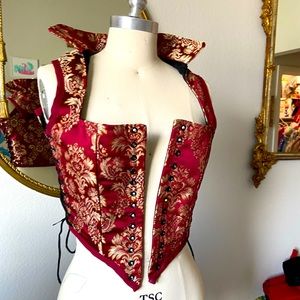 Brocade corset